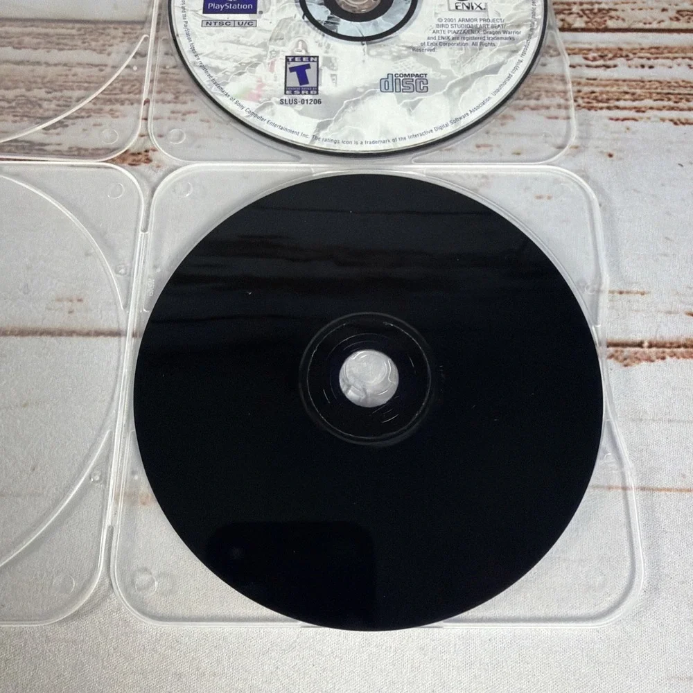 Dragon Warrior VII PS1 PlayStation 1 Game Discs Only Tested RPG Used